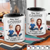 Custom Accent Mug - Personalized Birthday Gifts For Mom, Dad, Daughter, Son - Grateful For You Always