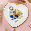 Custom Photo Jewelry Dish - Personalized Anniversary Wedding Gifts For Husband And Wife, Him And Her - Growing Love Through Every Season