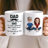 Custom Mug - Personalized Birthday Gifts For Mom, Dad, Daughter, Son - Handle With Love