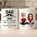 Custom Mug - Personalized Birthday Gifts For Mom, Dad, Daughter, Son - Handle With Love
