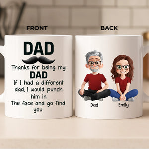 Custom Mug - Personalized Birthday Gifts For Mom, Dad, Daughter, Son - Handle With Love