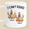 Custom Mug - Personalized Funny Gifts For Best Friends, Coworker, Work Bestie - Feather Gang In Action