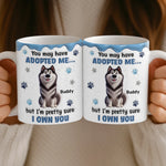 Custom Mug - Personalized Birthday Gifts For Dog Lovers, Dog Dad And Mom - My Therapist Has A Fur Coat
