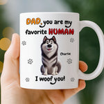 Custom Name Dog Gifts for Dad - Personalized Mug