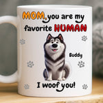 Custom Name Dog Gifts for Dad - Personalized Mug
