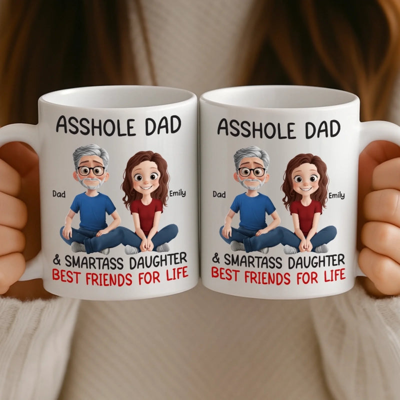 Custom Mug - Personalized Birthday Gifts For Mom, Dad, Daughter, Son - You Make Ordinary Days Golden