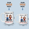 Custom Mug - Personalized Birthday Gifts For Mom, Dad, Daughter, Son - You Make Ordinary Days Golden
