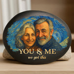 Custom Photo Couple Keepsake Gifts - Personalized UV Printed Rock
