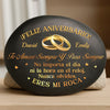 Roca Impresa Personalizada - Regalos Personalizados de Aniversario y Boda para Esposo y Esposa, Él y Ella - El Amor Crece Con El Tiempo