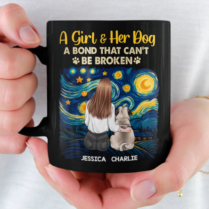 Custom Black Mug - Personalized Birthday Gifts For Dog Cat Lovers, Dog Dad And Mom, Cat Owners - Where The Fur Meets The Soul