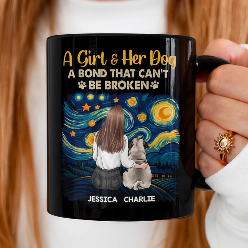 Custom Black Mug - Personalized Birthday Gifts For Dog Cat Lovers, Dog Dad And Mom, Cat Owners - Where The Fur Meets The Soul