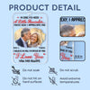Custom Photo Acrylic Car Ornament - Personalized Anniversary Wedding Gifts For Husband And Wife, Him And Her - Driving Through Life With You