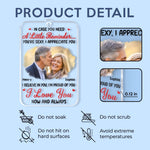 Custom Photo Acrylic Car Ornament - Personalized Anniversary Wedding Gifts For Husband And Wife, Him And Her - Driving Through Life With You