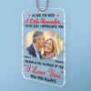 Custom Photo Acrylic Car Ornament - Personalized Anniversary Wedding Gifts For Husband And Wife, Him And Her - Driving Through Life With You