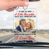 Custom Photo Acrylic Car Ornament - Personalized Anniversary Wedding Gifts For Husband And Wife, Him And Her - Driving Through Life With You