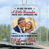 Custom Photo Acrylic Car Ornament - Personalized Anniversary Wedding Gifts For Husband And Wife, Him And Her - Driving Through Life With You