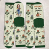Custom Crew Socks - Personalized Birthday Garden Gifts For Gardeners - Plant Lady Energy