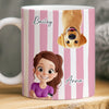 Custom Mug - Personalized Christmas Birthday Gifts For Dog Cat Lovers, Dog Dad And Mom, Cat Owners - Love And Fur Everywhere