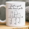 Custom Mug - Personalized Birthday Gifts For Dog Cat Lovers, Dog Dad And Mom, Cat Owners - My Pets My Happiness