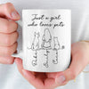 Custom Mug - Personalized Birthday Gifts For Dog Cat Lovers, Dog Dad And Mom, Cat Owners - My Pets My Happiness