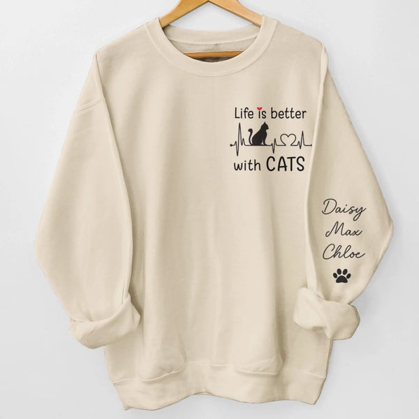 Show Off Your BEEF… Best. Furry. Friend. 🧵✨, Turn Your Dog Or Cat’s Photo Into A Custom Embroidered Sweatshirt - Add Their Name Year And Wear Your Love Everywhere. ❤️, Perfect For Pet Lovers