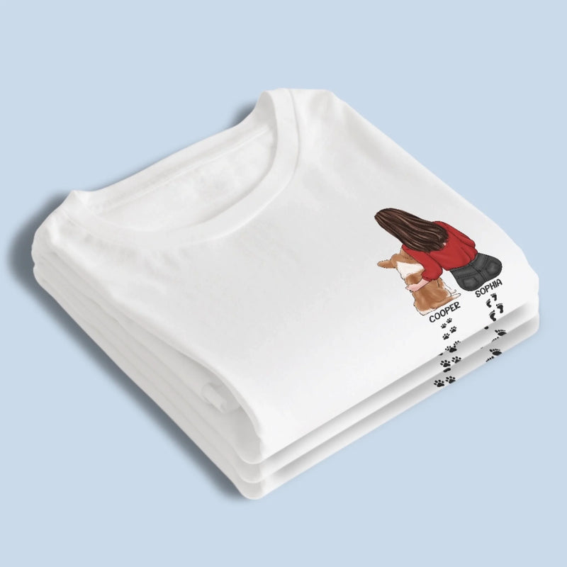 Custom Unisex T-shirt, Premium T-shirt, Hoodie - Personalized Birthday Gifts For Dog Lovers, Dog Dad And Mom - Home Is Where Pets Are