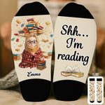 Custom Crew Socks - Personalized Bookish Gifts For Book Lovers, Bookworms, Readers - Dreaming In Chapters