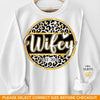 I Love My Wife - Couple Personalized Custom Unisex Sweatshirt With Design On Sleeve - Gift For Husband Wife, Anniversary