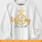 You Are My Person - Couple Personalized Custom Unisex Sweatshirt With Design On Sleeve - Gift For Wife, Bride