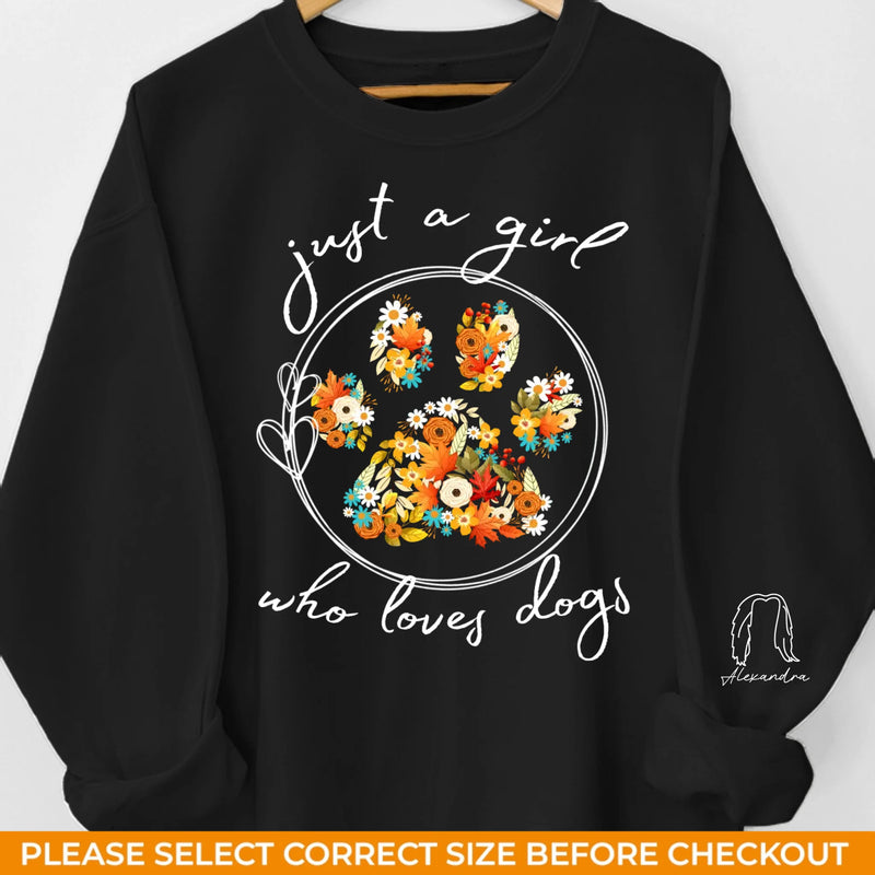 Paws And Hearts, Love Unbound - Dog & Cat Personalized Custom Unisex Sweatshirt With Design On Sleeve - Gift For Pet Owners, Pet Lovers