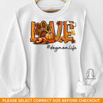 Pets Give Love, No Strings Attached - Dog & Cat Personalized Custom Unisex Sweatshirt With Design On Sleeve - Gift For Pet Owners, Pet Lovers