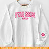 I'm A Cool Fur Mom - Dog & Cat Personalized Custom Unisex Sweatshirt With Design On Sleeve - Gift For Pet Owners, Pet Lovers