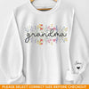 Her Love Shines Brighter Than The Stars - Family Personalized Custom Unisex Sweatshirt, Hoodie With Design On Sleeve - Gift For Mom, Grandma