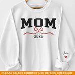 Moms Make The World Shimmer With Love - Family Personalized Custom Unisex Sweatshirt, Hoodie With Design On Sleeve - Gift For Mom, Grandma