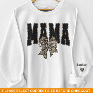 Love In Every Touch - Family Personalized Custom Unisex Sweatshirt, Hoodie With Design On Sleeve - Gift For Mom, Grandma