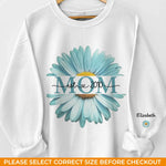 A Love That Blossoms - Family Personalized Custom Unisex Sweatshirt, Hoodie With Design On Sleeve - Mother's Day, Gift For Grandma, Mom