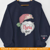 The Love Of A Mother Brightens Every Moment - Family Personalized Custom Unisex Sweatshirt With Design On Sleeve - Christmas Gift For Mom, Grandma