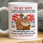 Custom Mug - Personalized Anniversary Wedding Gifts For Husband And Wife, Him And Her - Our Love Our Story