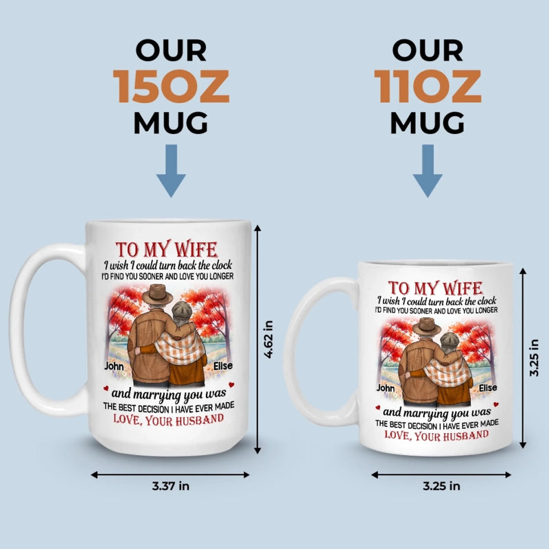 Custom Mug - Personalized Anniversary Wedding Gifts For Husband And Wife, Him And Her - Our Love Our Story