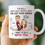 Custom Name Naughty Couple Gifts - Personalized Mugs