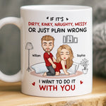 Custom Name Naughty Couple Gifts - Personalized Mugs
