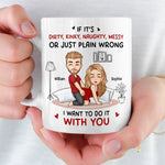 Custom Name Naughty Couple Gifts - Personalized Mugs
