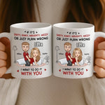Custom Name Naughty Couple Gifts - Personalized Mugs