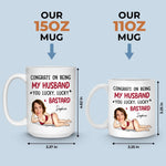 Custom Photo Mug - Personalized Anniversary Wedding Gifts For Husband And Wife, Him And Her - You Me Always Forever
