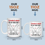 Custom Mug - Personalized Anniversary Wedding Gifts For Husband And Wife, Him And Her - Our Love Still Grows
