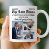 Custom Photo Mug - Personalized Anniversary Wedding Gifts For Husband And Wife, Him And Her - Together Feels Like Home