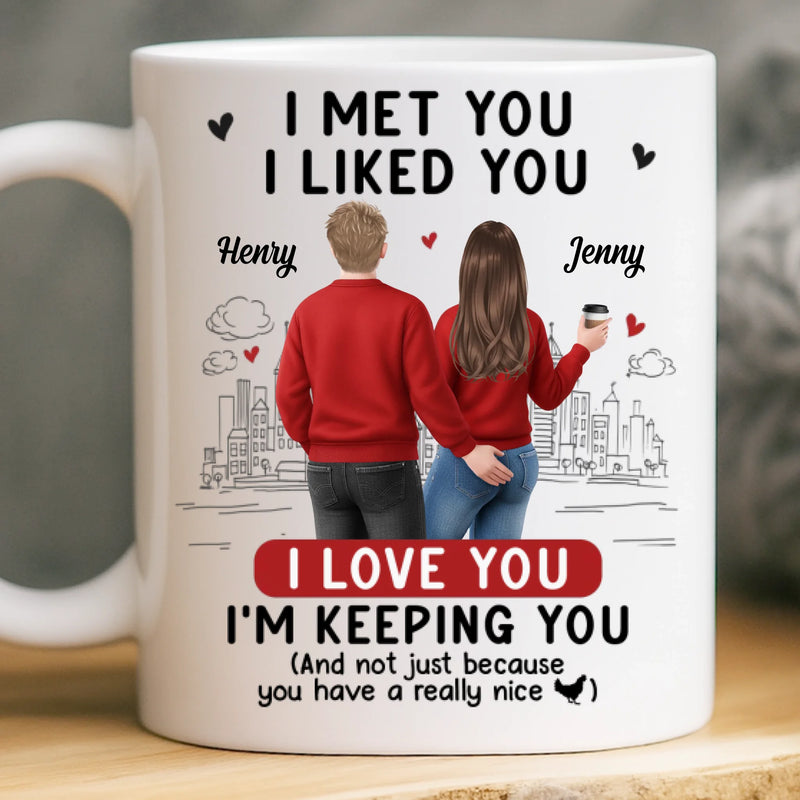 Custom Mug - Personalized Anniversary Wedding Gifts For Husband And Wife, Him And Her - Still Sweet On You