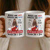 Custom Mug - Personalized Anniversary Wedding Gifts For Husband And Wife, Him And Her - Home Is Your Arms