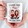 Custom Mug - Personalized Anniversary Wedding Gifts For Husband And Wife, Him And Her - Two Hearts One Story