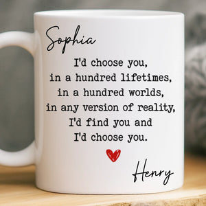 Custom Mug - Personalized Anniversary Wedding Gifts For Husband And Wife, Him And Her - You Make Life Soft